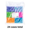 Practicon Easy Open Retainer Cases, Assorted Paradise Swirl Colors, Bulk