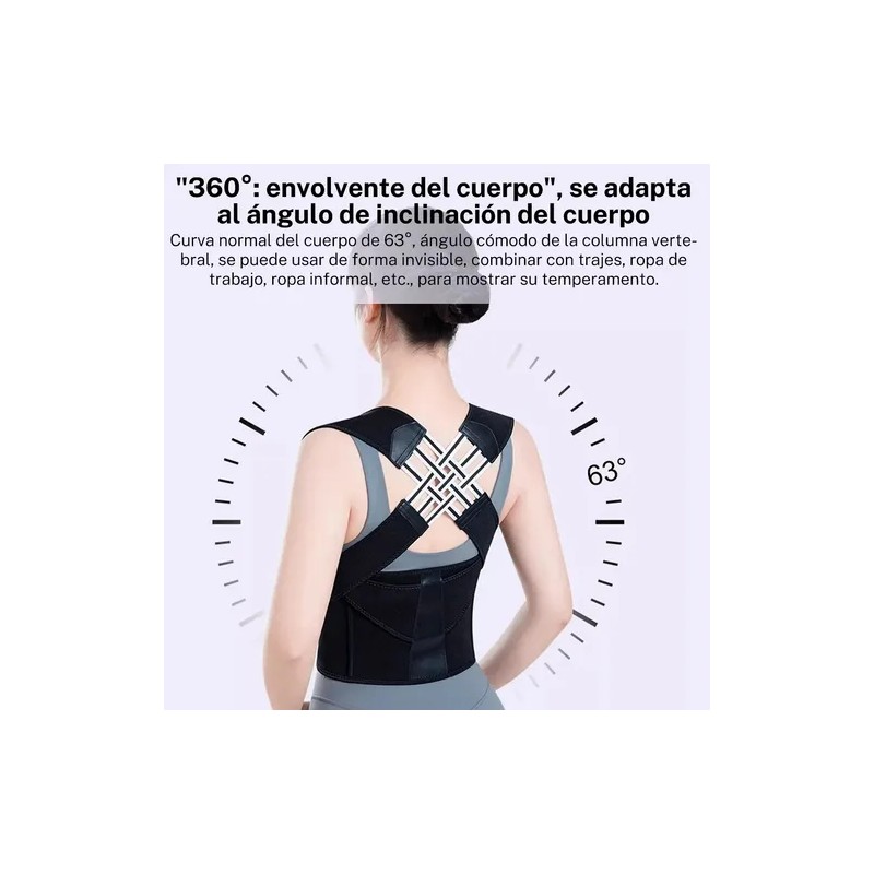 Corrector Postura Espalda Para Hombre Y Mujer Ajustable Faja