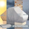 Boat Seat Cover Back to Back Double Seat Storage Cover,