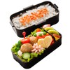 Skater PFLW4AG Ag+ Antibacterial Fluffy 2-Tier Lunch Box, 20.3 fl