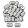 15g Bali Tube Beads Silver PLT Cylinder 7mm Approx 20