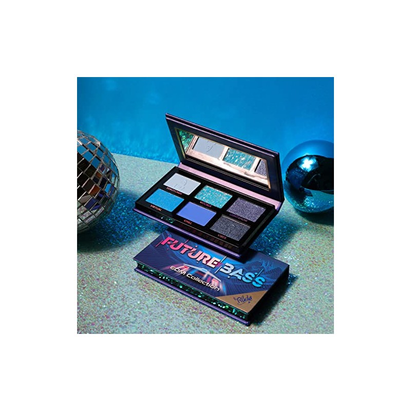 RUDE EDM Collection Color Themed Vibrant Eyeshadow (Future Bass)