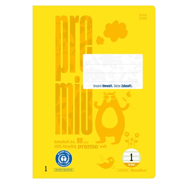 Staufen premio Learning to Write Book - 4 Notebooks 16
