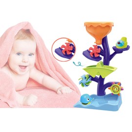Bath Toys, Bird and Waterfall Bathtub Toys for Toddlers Babies and Kids