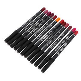 MERRYHAPY Matte Lip Liner Set 12 Colors Lip Liner Pencil Long-lasting Waterproof for Lip Contour