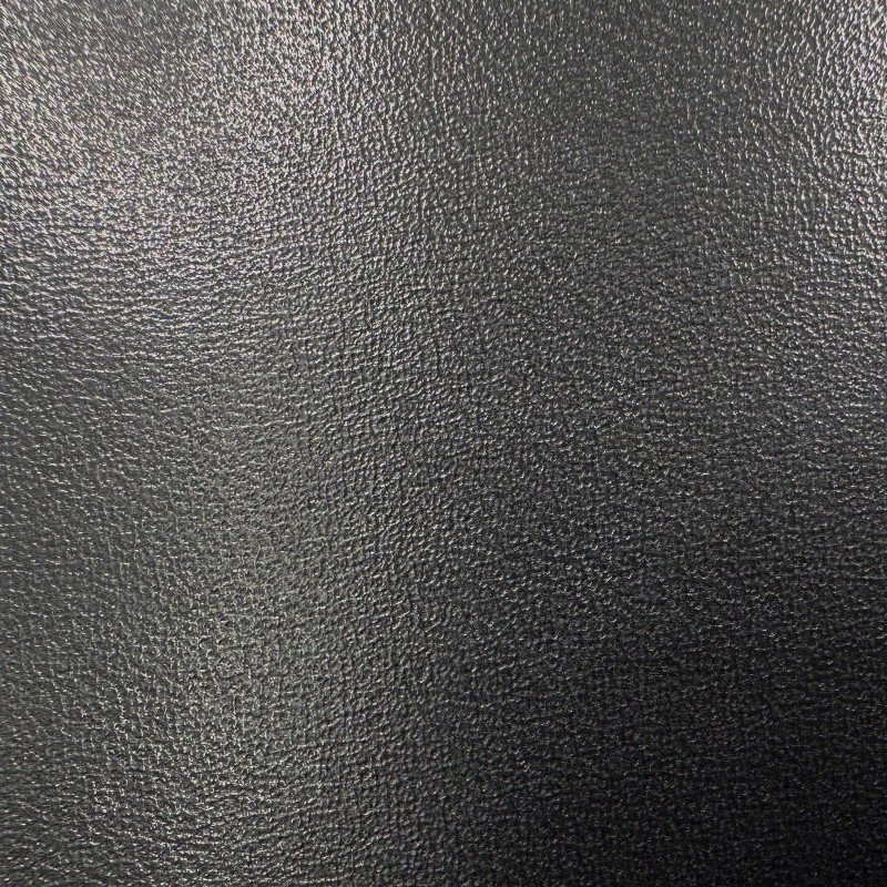 No Midnight Black Faux-Leather Adjustable Folding Mirror – 9.5” High