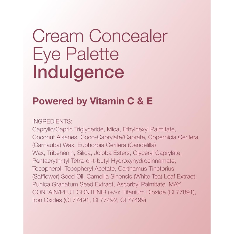 Mineral Fusion Makeup Cream Concealer Eye Palette Quad - 4