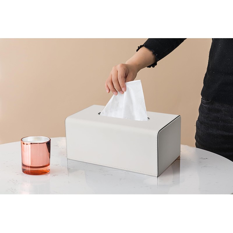 KINGFOM PU Leather Tissue Box Tissue Box Tissue Box for