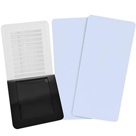 SEAL360 Magnetic Vent Covers (3-Pack), Pockets for Complete Seal, 3.5" X 12" (White) for Floor, Wall, or Ceiling Vents and Air Registers, for RV, Home HVAC and AC Vents, Vent Not Included