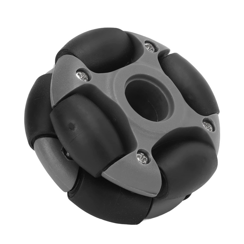 Omni Directional Wheel, Side Mobility Black Gray Load 2kg Omni