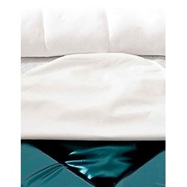Bella Luna Dust mite protection cover for waterbeds and mattresses 180-200 cm. x 200-220 cm. Stretch topliner/cupliner with 35 cm side height Dust cover / dirt pad / allergy sufferers mattress cover /