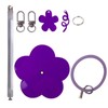 Portable Yarn Holder for Crocheting, Flower Fruit Travel Yarn Holder