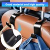 Zpana Car Seat Headrest Hook, 4PCS Vehicle Seat Back Hanger