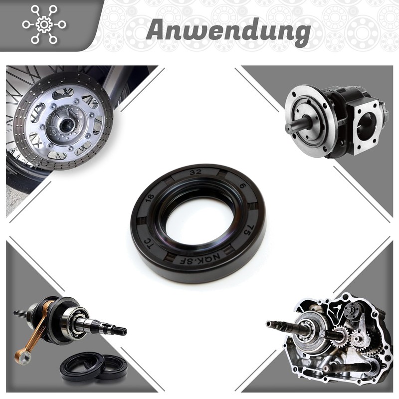 Parts and Parts Shaft Seal 18 x 32 x 6