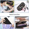 Perinsto Cute Dogs Animals Pencil Case Big Capacity Multi Compartment