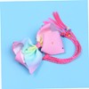 Baluue Unique Kids Bowknot Hair Ring Colorful Headwear Fake Braid