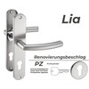 Stahlia Handle set long plate renovation set stainless steel brushed