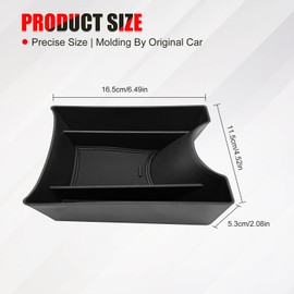 Centre Console Storage Box, Compatible with VW UP GTI/Seat MII/Seat Mii Electric 2013-2021/Citigo/Citigo-e iV 2013-2021.3-2021 Centre Console Storage Box, Centre Armrest Handbrake Storage