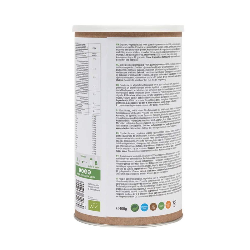 Pursana - Single Protein Powder - 400 g - Rice