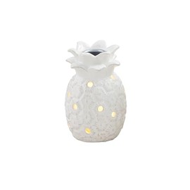 Mud Pie Small Led Pineapple Taper Holder; 3" X 2" Dia