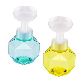 LIFKOME 300ml Foaming Soap Dispenser Bottle Set 2pcs Press Pump Bottle for Shower Gel and Cosmetics Refillable Travel Container for Bathroom and Kitchen
