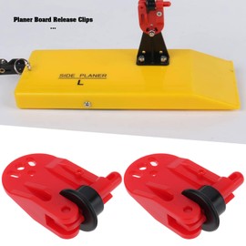 LT Easiyl Pack of 4 Planner Board Release Clips 1.57 x 1.38 Inch Fishing Inline Side for Offshore Fishing Tackle Trolling Downrigger Red