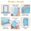 FINGERINSPIRE Pack of 5 Mini Suitcase Storage Boxes Made of