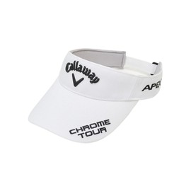 Callaway Men's Continuous Classic Sun Visor, Tour TW VISOR JM/Hat, Golf, 24SS_1030_White
