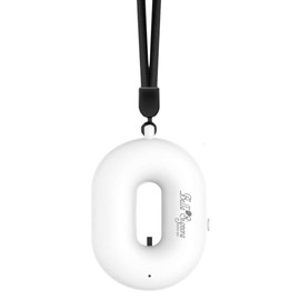 Bella Signora Portable Air Purifier, Neck Wrap, Pollen Fever, Infectious Disease Prevention, Disinfection Disinfection & Deodorizer, USB Charging (White)