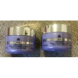 Prai Ageless Throat & Decolletage Creme 0.5 oz. Travel Size 2 Pack New & Sealed