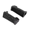 1 Pair Rubber Front Pedal Footrest Foot Pegs Motorcycle Footrests