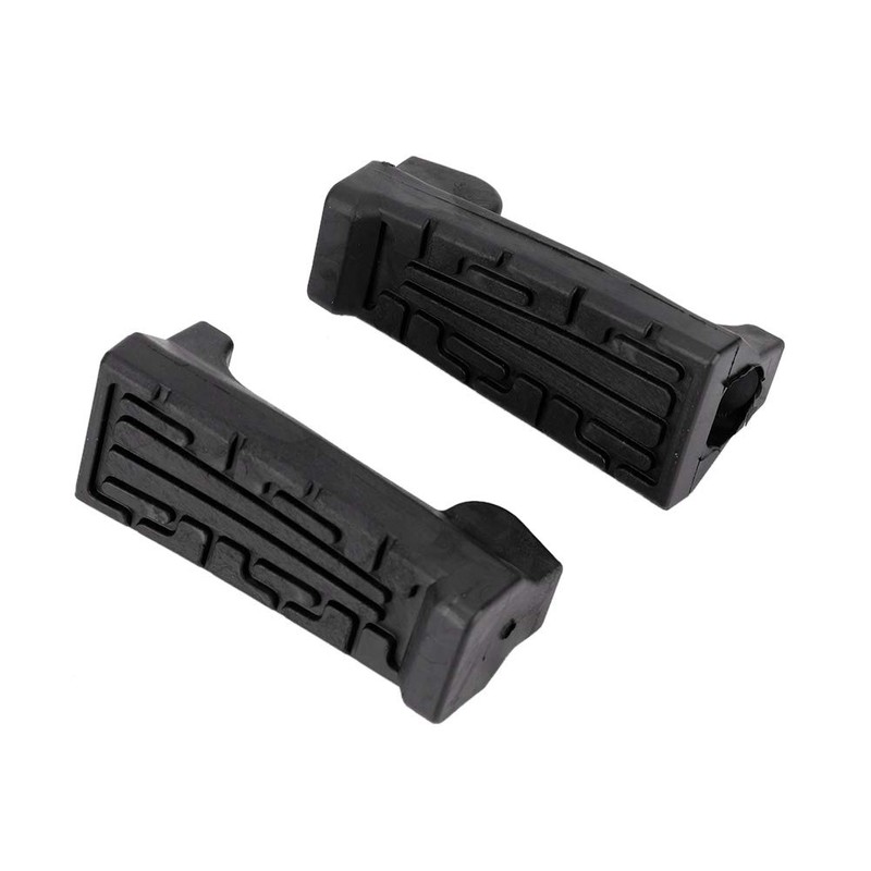 1 Pair Rubber Front Pedal Footrest Foot Pegs Motorcycle Footrests