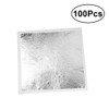 ROSENICE 100 Pieces Gold Leaf Silver Craft Paper for DIY