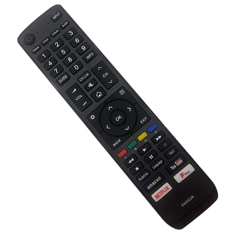 New Replacement EN3G39 Hisense TV Remote for Hisense LED LCD