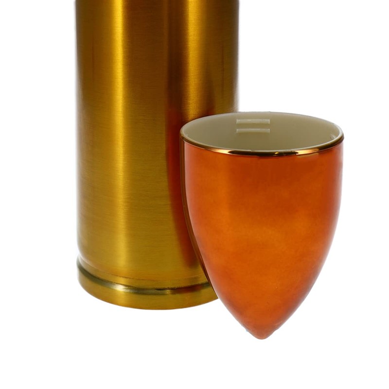 BlackCanyon Outfitters Bullet BRASSBUL - Botella de agua aislada de