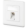 deleyCON CAT8 Network Socket Flush-Mounted RJ45 Keystone 40 Gbps, 1