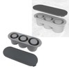 Hollow Cylinder Ice Cube Tray Quick Release Silicone High Low