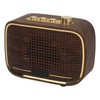 Retro Bluetooth Speaker 1500mah Clear Sound USB Port Mini Wireless