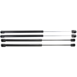 PATAJP4U Set of 4 Hood Liftgate Glass Lift Supports Driver Passenger Left Right Side Gas Charged for Jeep for Liberty 2002-2005 Ball Socket Lower Mount Style SG314037 14908491,Tested & True