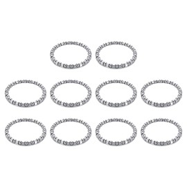 sourcing map Bicycle Crank Ball Bearing 3/16Inch (4mm) x 20 Balls, 6pcs Replacement Ball Bearings for Bottom Bracket Bearings Bike Wheel Frame Bearing Repair