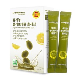 모먼튼 유기농 올리브레몬 올레샷 14포 1박스 엑스트라버진 올리... Momenton Organic Olive Lemon Oleshot 14 Pack 1 Box Extra Virgin Olive