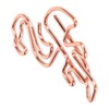 100pcs Flamingo Paper Clip Cute Animal Shape File Note Page