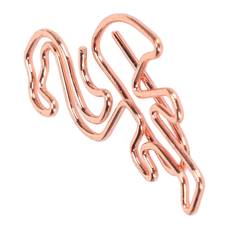 100pcs Flamingo Paper Clip Cute Animal Shape File Note Page