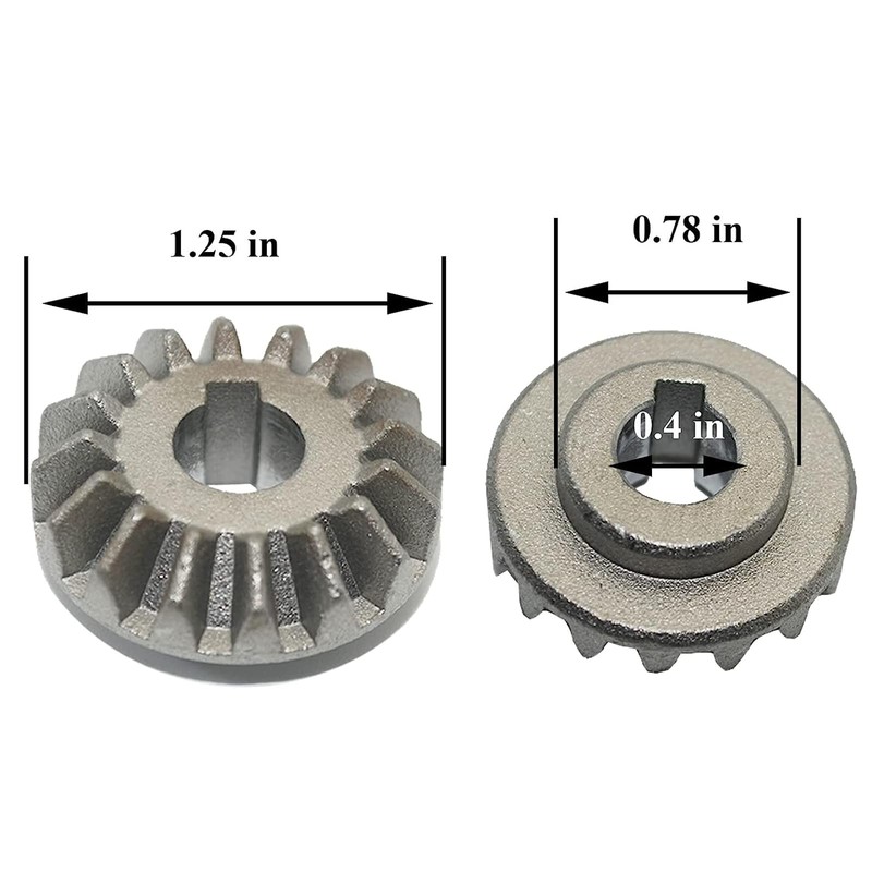 2 Pack 5140061-65 Table Saw Replacement, Bevel Gear Parts, Fits