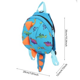 Children's Bag, Dinosaur Pattern, Backpack, Lost Preventive String, Kindergarten Bag, Going Out Bag, Dinosaur Pattern, Bag, Cute, Kindergarten Entrance School, Outdoors, Excursions, Lightweight,