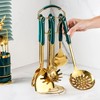 Gold Kitchen Utensils,7pieces Gold Cooking Utensils Set,Kitchen Tools Set With