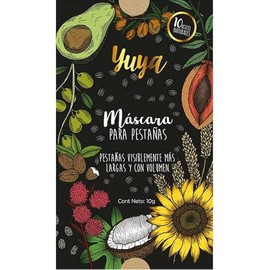 Yuya Lash Mascara 10 natural oils (pack of 2) | Yuya Mascara de pestañas 10 aceites (paquete de 2), Black