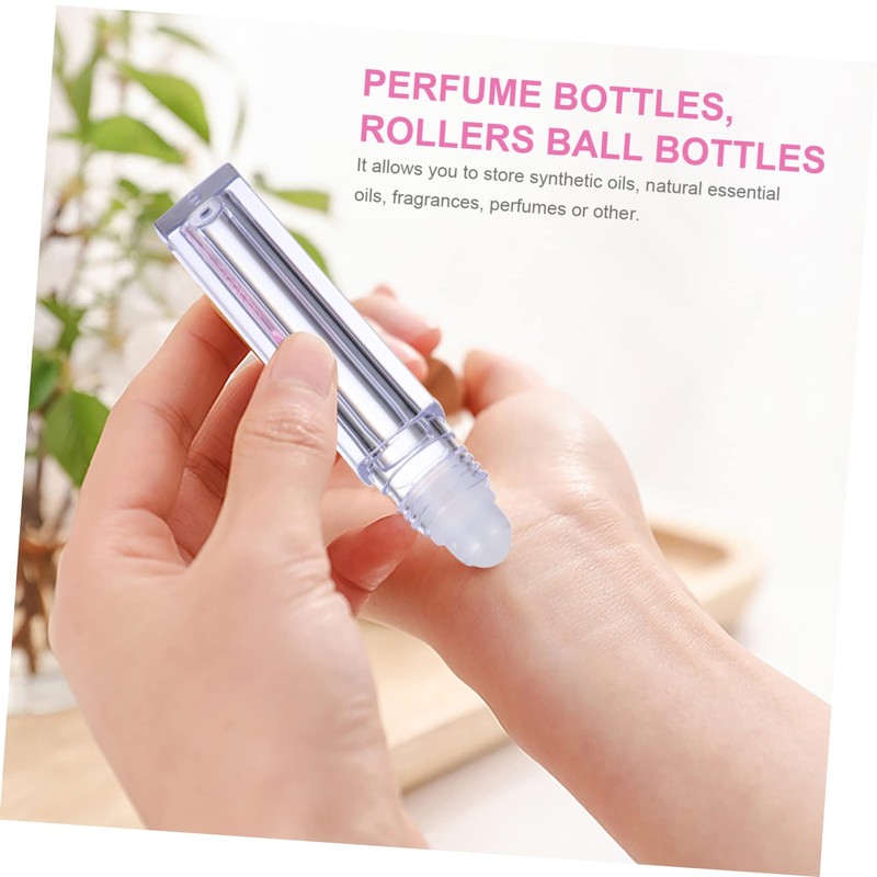 Baluue Mini Roll Lip Oils Travel Cosmetic Container 6.5ml Plastic