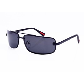 TED BROWNE London Polarised Car Driving Sunglasses for Man`s Anti Glare Grey Lenses, Black Metal Frame
