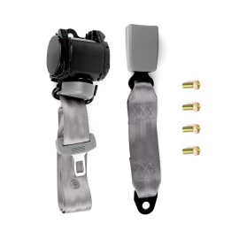 Ford 1X Retractable 3 Point Safety Seat Belt Strap Car Vehicle Adjustable Belt Gray